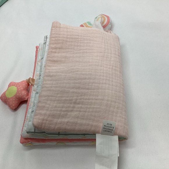 Target Baby's First Photo Book 4"x 6" Pink Bunny Rabbit Photos Soft Sensory Toy - Picture 8 of 13